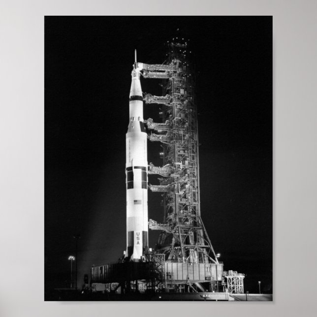 Apollo 11 on the Launch Pad Poster (Front)