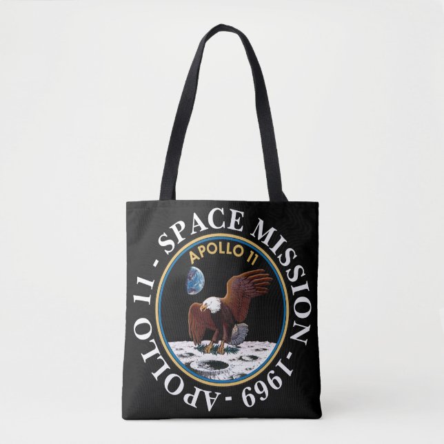 Apollo 11 Space Mission 1969 Insignia Tote Bag (Front)