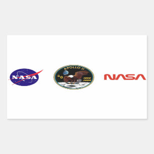 Apollo 11: We Reach The Moon Rectangular Sticker