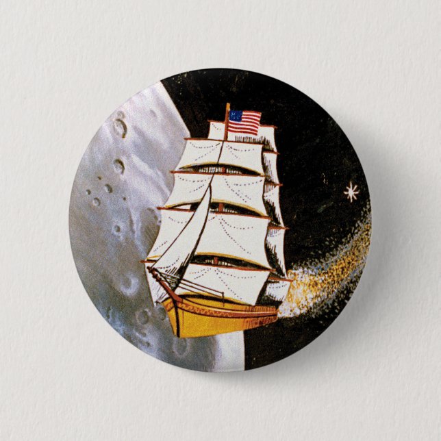 Apollo 12 Mission Patch Logo 6 Cm Round Badge (Front)