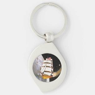 Apollo 12 Mission Patch Logo Key Ring