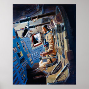 Apollo 12 Rocket Poster