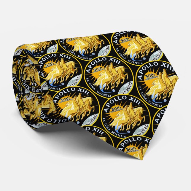 Apollo 13 50th Anniversary 1970 - 2020 Tie (Rolled)