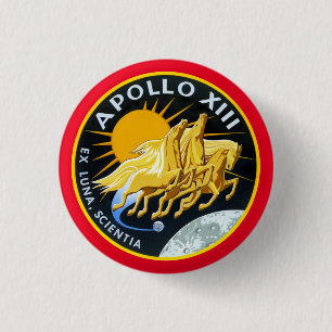 Apollo 13-insignia 3 cm round badge