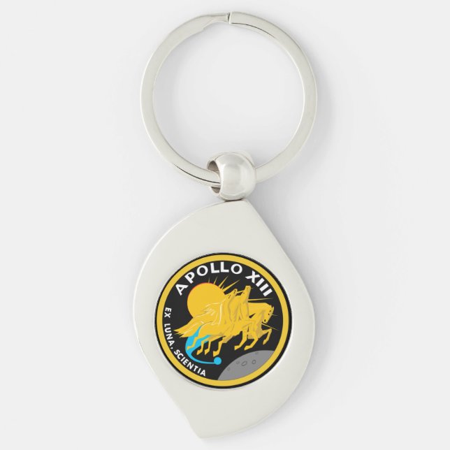 Apollo 13 NASA Mission Patch Logo Key Ring (Front)