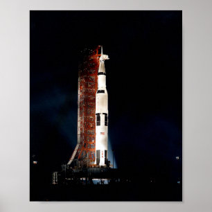 Apollo 14 on the Launch Pad Poster