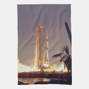 Apollo 14 tea towel
