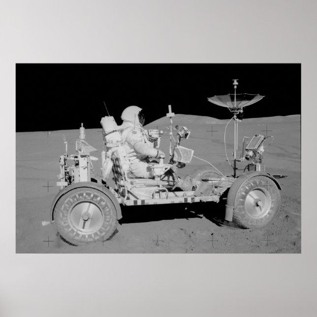 Apollo 15 Lunar Roving Vehicle Poster (Front)