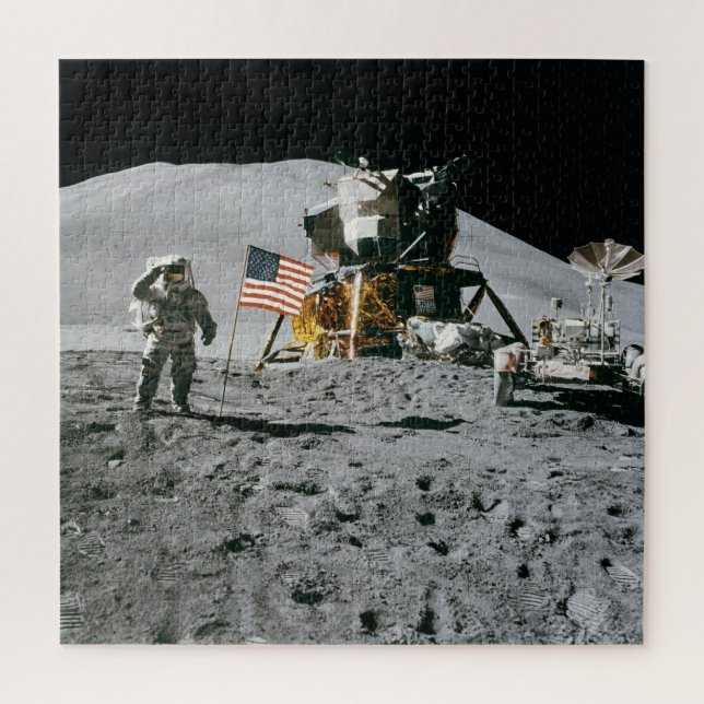 Apollo 15 Moon Landing Jigsaw Puzzle (Vertical)