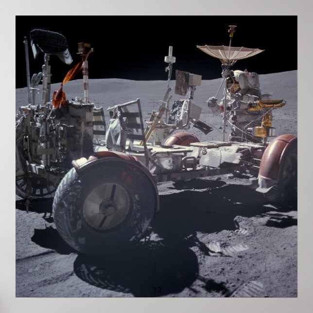 Apollo 16 Lunar Roving Vehicle Poster (Front)