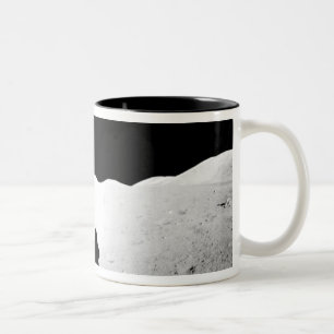Apollo 17 assembled panorama 2 Two-Tone coffee mug