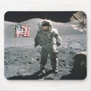 Apollo 17 Last man on the Moon Mousepad