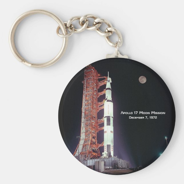 Apollo 17 Moon Mission Key Ring (Front)