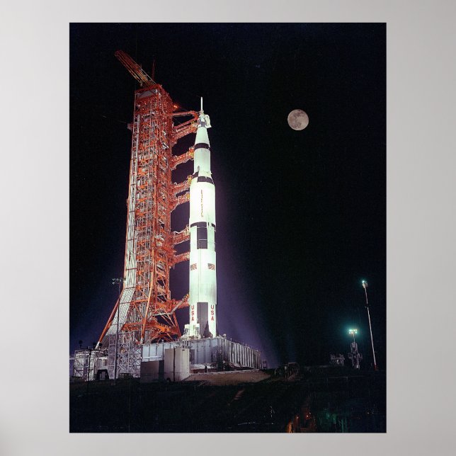 Apollo 17 Pre-Launch Poster (Front)
