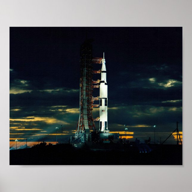 Apollo 17 Ready for Launch Poster (Front)