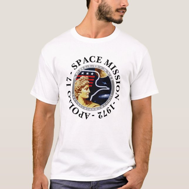 Apollo 17 Space Mission 1972 Insignia T-Shirt (Front)