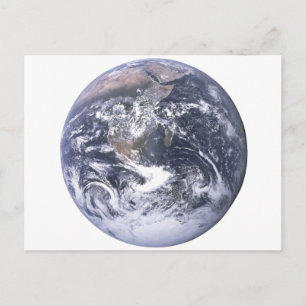 Apollo 17 View of Earth in Space Postcard