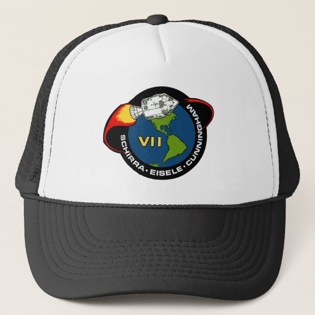 Apollo 7: Schirra, Eisele & Cunningham Trucker Hat (Front)