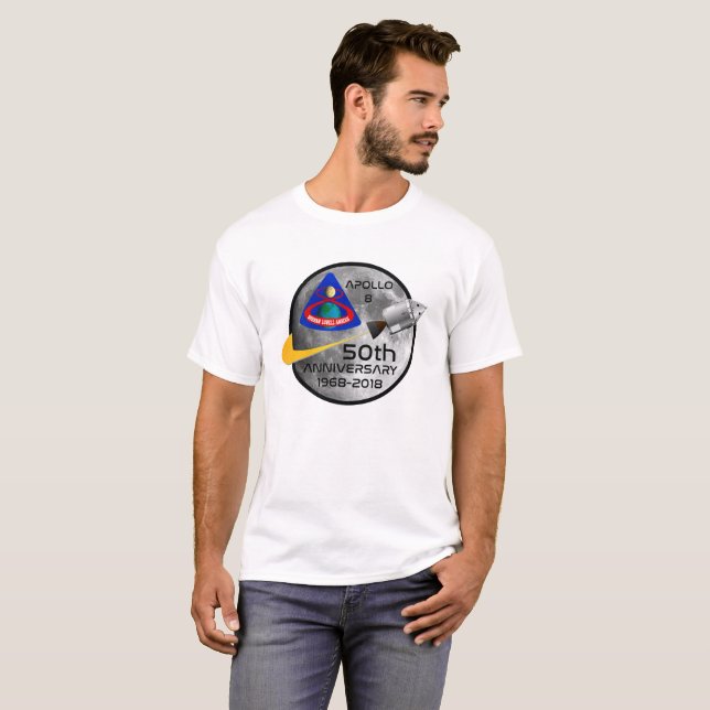 Apollo 8 50th Anniversary T-Shirt (Front Full)