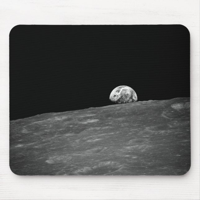 Apollo 8 Earthrise Mouse Mat (Front)