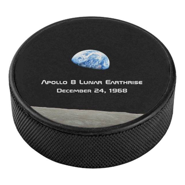 Apollo 8 Lunar Earthrise 50th Anniversary Hockey Puck (3/4)