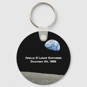 Apollo 8 Lunar Earthrise 50th Anniversary Key Ring