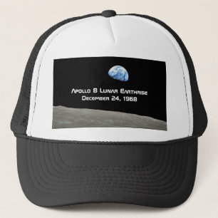 Apollo 8 Lunar Earthrise 50th Anniversary Trucker Hat