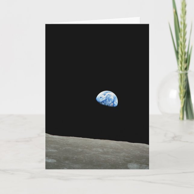 Apollo 8 NASA Moon Mission Earthrise Postcard (Front)