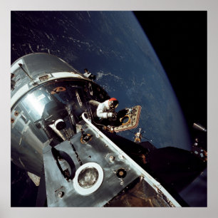 Apollo 9 Command Module docked with Lunar Module Poster