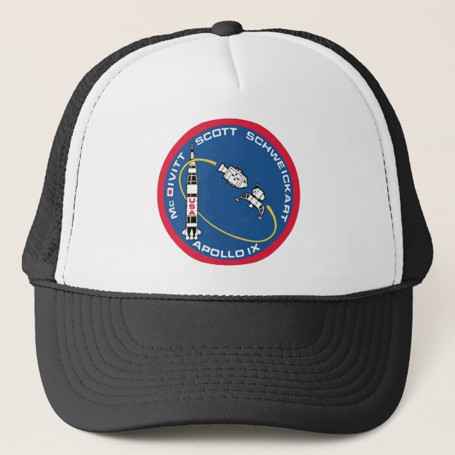 Apollo 9: McDivitt, Scott & Schweickart Trucker Hat (Front)