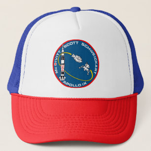 Apollo 9 mission patch trucker hat