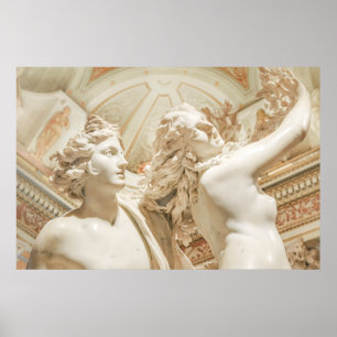Apollo and Daphne Bernini Masterpiece, Italy Poster