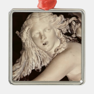 Apollo and Daphne, detail of Daphne's head Metal Tree Decoration