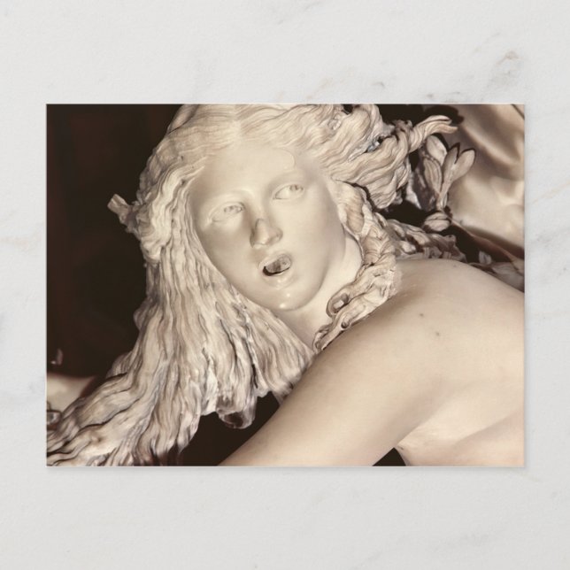 Apollo and Daphne, detail of Daphne's head Postcard (Front)