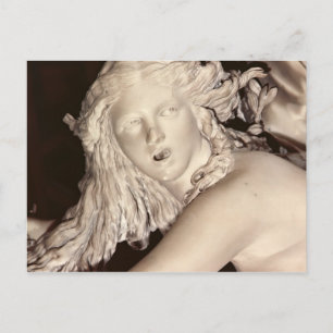 Apollo and Daphne, detail of Daphne's head Postcard