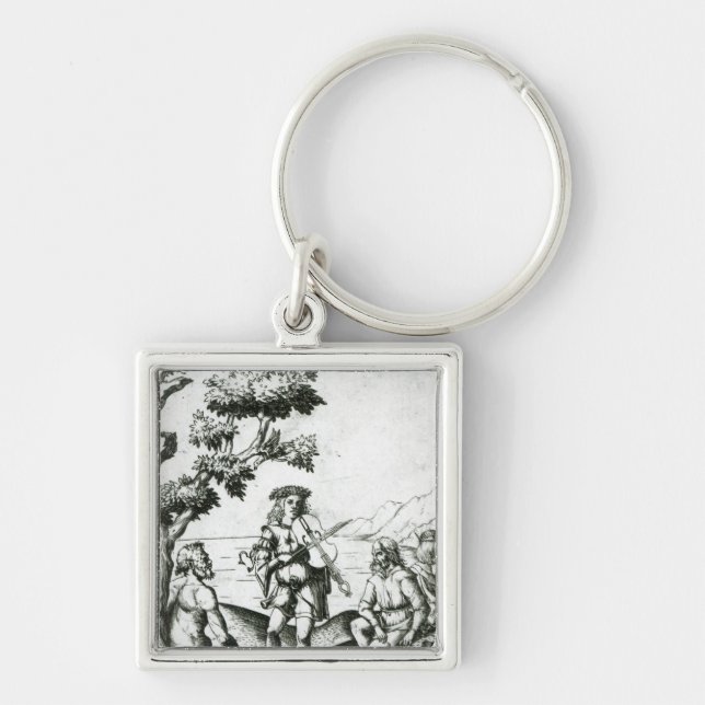Apollo and Pan Key Ring (Front)