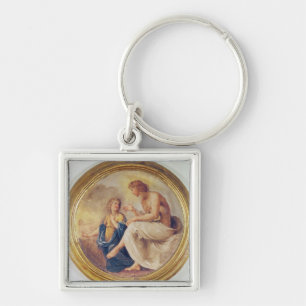 Apollo and Phaethon, c.1634 (fresco) Key Ring