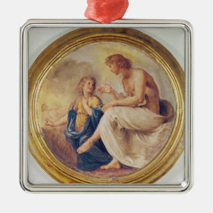 Apollo and Phaethon, c.1634 (fresco) Metal Tree Decoration