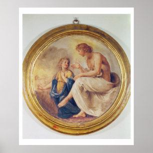 Apollo and Phaethon, c.1634 (fresco) Poster