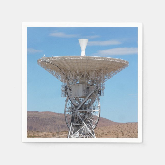 Apollo Deep Space Dish Antenna Napkin (Front)