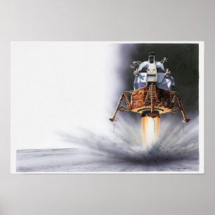 Apollo Eagle Lunar Module Poster