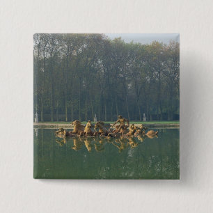 Apollo in his Chariot, from the Bassin 15 Cm Square Badge