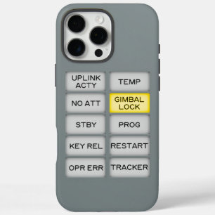 Apollo Indicator Alarm DSKY, Gimbal Lock iPhone 16 Pro Max Case
