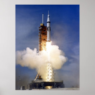 Apollo Launch (Apollo-Soyuz Test Project) Poster