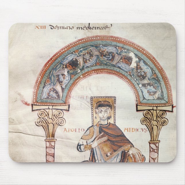 Apollo Medicus, from 'Etymologiae' Mouse Mat (Front)