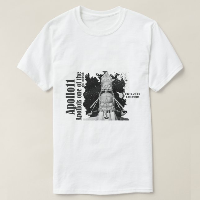 Apollo - Moon, 1969-2019 T-Shirt (Design Front)