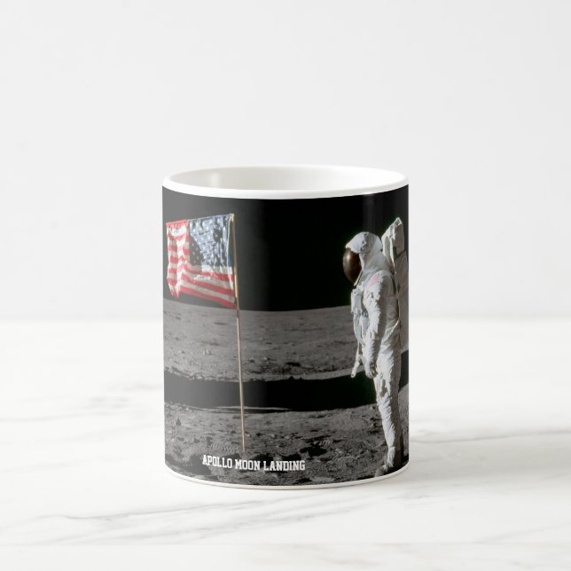 Apollo Moon Landing 1969 NASA Coffee Mug (Center)