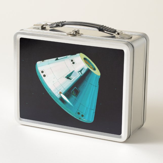 Apollo Program - Moon Mission Artist Concept Metal Lunch Box (Front)