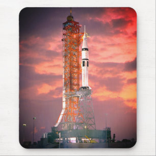 Apollo Saturn 1B Rocket Launch Mouse Mat