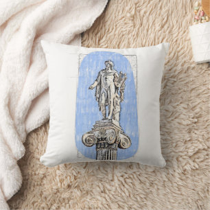 Apollo Statue – Greek Mythology Home Decor Cushion